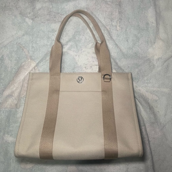 lululemon athletica Handbags - Lululemon Two-Tone Canvas Tote Bag
